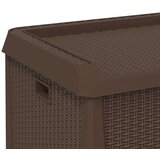  Škatla za shranjevanje rjava 125 L PP | Shoptok.si