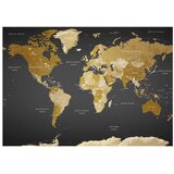  Samoljepljiva foto tapeta - World Map: Modern Geography 245x175 | shoptok.hr