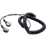 ESD kabel za uzemljenje 3.60 m pritisni gumb 4 mm