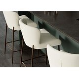 DAN-FORM Denmark Kremno bel oblazinjen barski stol (višina sedeža 67,5 cm) Glam – | Shoptok.si