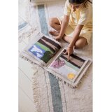 Lorena Canals Modra/kremno bela pralna/ročno tkana bombažna preproga 140x200 cm Gastro Vintage Blue – | Shoptok.si