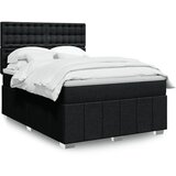 Maison Chic Box spring postelja - Vzmetna postelja z vzmetnico črna 140x200 cm blago SL23602, (21880370) | Shoptok.si