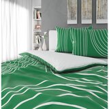 Esposa obojestranska posteljnina 200/200 cm saten žadasto zelena | Shoptok.si