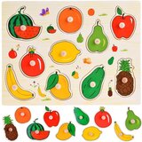  Drvene puzzle voće 10 elemenata | shoptok.hr