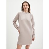 Guess Beige Womens Sweatshirt Dress Allie - Women Cene