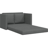  Podni kauč na razvlačenje tamnosivi 112x174x55 cm od tkanine | Eponuda.com