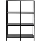 Bloomingville Črn kovinski regal 80x114 cm Valde – Cene