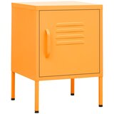 Maison Chic Noćni ormarić boja senfa 35 x 35 x 51 cm čelični Cijene