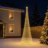  LED spiralno božićno drvce s postoljem EKENAS 500 cm | shoptok.hr
