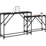  Konzolna stolica 2 pcs Crni hrast 100 x 28 x 75 cm | Eponuda.ba