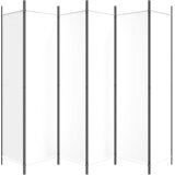 Sobna pregrada s 6 panela bijela 300x200 cm od tkanine | shoptok.hr