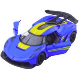 SPORTS Car Metal Race Drive Opening Doors Blue 1:32 | Shoptok.si