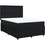  Krevet s oprugama i madracem crni 160x200 cm baršunasti | shoptok.hr