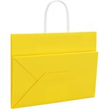 Papirnate vrećice 50 kom s ručkama žute 32x17x25 cm | shoptok.hr