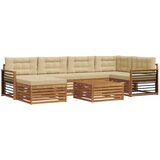  Set vanjskih sofa 7 kom. Prirodna i bež | shoptok.hr