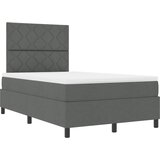  Krevet s opruga kutije Tamno siva 120 x 190 cm tkanina | shoptok.hr