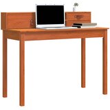  Stol s ladicama Vosak smeđa 110 x 50 x 93 cm Čvrsto borovo drvo | Eponuda.ba