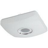 Globo LED stropna svjetiljka Ayleen (18 W, D x Š x V: 36,5 x 36,5 x 9 cm, Bijele boje, Opal) | shoptok.hr