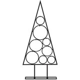  Metalno ukrasno božićno drvce crno 60 cm | shoptok.hr