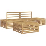 vidaXL 4 kom. Set vanjskih sofa Bijela - Bijela | shoptok.hr