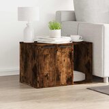  Kutija z mačji pijesak boja hrasta 60x40x40cm konstruirano drvo | shoptok.hr