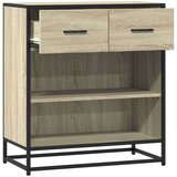 vidaXL Komoda boja hrasta 68x35x76 cm konstruirano drvo | shoptok.hr