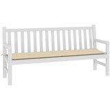  Jastuk za vrtnu klupu bež 180 x 50 x 3 cm od tkanine Oxford | Eponuda.com