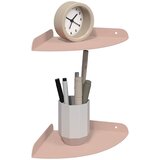  Lebdeća polica s policom 2 pcs Ružičasta 18 x 18 x 2 cm | Eponuda.com