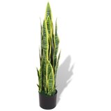  Umjetna biljka sanseverija s posudom 90 cm zelena | shoptok.hr