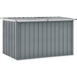 vidaXL Vrtna škatla za shranjevanje siva 149x99x93 cm, (20579938) Cene