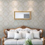 vidaXL Stensko ogledalo baročno 100x50 cm zlato, (20798221) | Shoptok.si