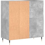 Ormarić za ploče boja betona 84,5x38x89 cm konstruirano drvo | shoptok.hr