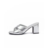 Orsay Silver women's heeled slippers - Women's Cijene