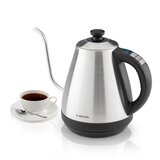 Klarstein Garcon, električni grelnik vode, 1L, 2000W, funkcija vzdrževanja temperature, gosji vrat, nerjavno jeklo Cene