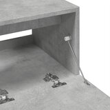 Ormarić za umivaonik boja betona 78x37x59 cm konstruirano drvo | shoptok.hr