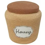 Svjetlo smeđa tekstilna dječja kutija za pohranu ø 28x27 cm Honey Pot –
