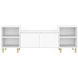 TV ormarić bijeli 160 x 35 x 55 cm od konstruiranog drva | shoptok.hr