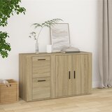 vidaXL Komoda sonoma hrast 100x33x59,5 cm inženirski les | Shoptok.si