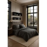 Mila Home Luxury Tamno siva posteljina za bračni krevet/za produženi krevet od renforce pamuka 240x220 cm Como Striped – | shoptok.hr