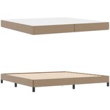  Krevetna konstrukcija Boja cappuccina 200 x 200 cm tkanina | shoptok.hr