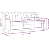  Trosjed crvena boja vina 180 cm baršunasti | shoptok.hr