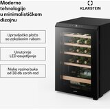 Klarstein Bevora samostojeći hladnjak za vino | 4 police | 62 litre | 20 boca | 43 cm | shoptok.hr