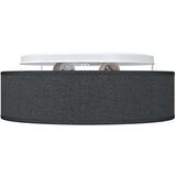 vidaXL Črna Tkanina Ø38 x 13.5 cm Minimalistična | Shoptok.si