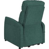  Stol s funkcijo vstajanja temno zeleno blago, (20700941) | Shoptok.si
