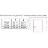 Metalac inox podgradni sudoper Ideal 500 sifon ø90 | shoptok.hr