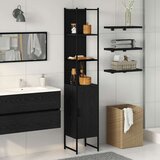  Ormar za kupaonicu Crna hrast 33x33x185 5 cm Kompozitno drvo | shoptok.hr