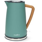 Nedis 1,7L električni čajnik Soft Touch 2200W z regulatorjem Strix, Vodno zelena, (5000071232) | Shoptok.si