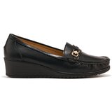 Shelvt Black women's loafers with buckle | Eponuda.ba