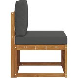  Srednja sofa za van Čvrsto drvo akacije Prirodna | shoptok.hr