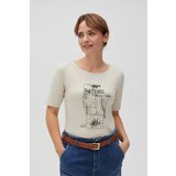 Moodo Women's T-shirt - beige Cijene
